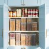 Food Storage Containers with Flip-Top Lid, 8 Pack Combo Set, Clear Stackable Food Containers for Kitchen & Pantry Organization, BPA-Free