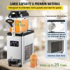 Commercial Slushy Machine, 6L/1.6 Gallons 25 Cups Single-Bowl, 300W 110V, Stainless Steel Margarita Smoothie Frozen Drink Maker