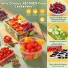 40 PCS Food Storage Containers with Lids  Kitchen Storage