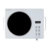3500W Electric Single Ceramic Stove Electric Cooktop Hot Plate Infrared Countertop Burner With 12 Power & Temperature Levels 0-3H Timer Portable Handl