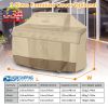210D Waterproof Outdoor Bbq Grill Cover Windproof Dustproof Patio Gas Grill Oven Protector Oxford Cloth Garden