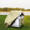 210D Waterproof Outdoor Bbq Grill Cover Windproof Dustproof Patio Gas Grill Oven Protector Oxford Cloth Garden