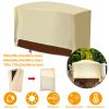 210D Waterproof Outdoor Bbq Grill Cover Windproof Dustproof Patio Gas Grill Oven Protector Oxford Cloth Garden