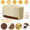210D Waterproof Outdoor Bbq Grill Cover Windproof Dustproof Patio Gas Grill Oven Protector Oxford Cloth Garden